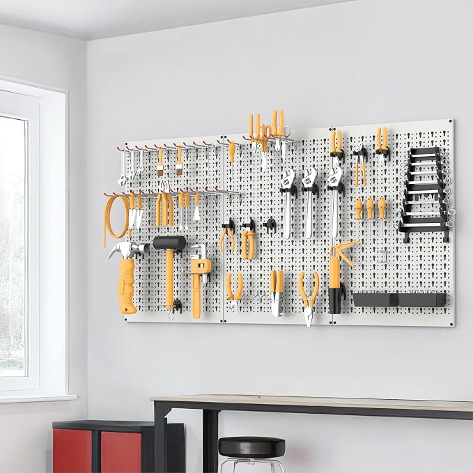 WALMANN Metal Pegboard Tool Organizer Boards - Image 7