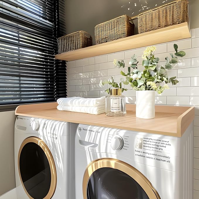 Kaboon Washer Dryer Countertop 58" x 28" Extra Large Version, Melamine - Image 2