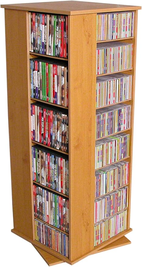 Venture Horizon Revolving Media Tower 900 Oak by VentureHorizon