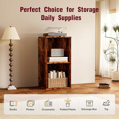 Book Shelf, Wooden Cube Storage Organizer - Image 6