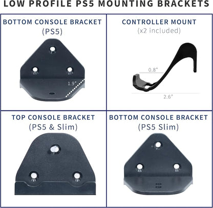 VIVO 2-in-1 Wall and Under Desk Mount Bracket Designed - Image 3