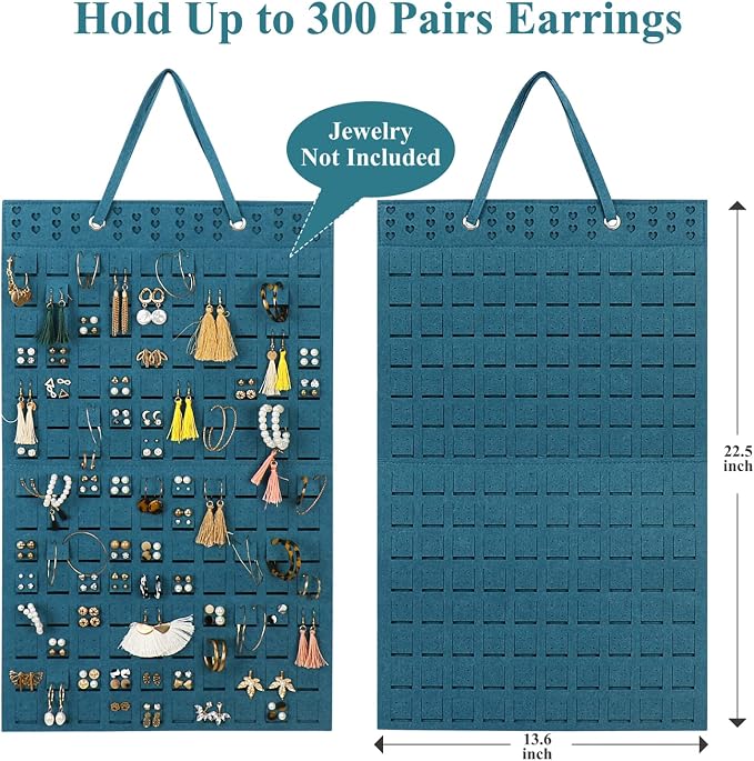 Resovo Hanging Earrings Organizer, Wall Earring Holder - Image 2