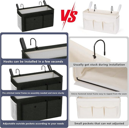 Bedside Caddy Bedside Storage Hanging Organizer - Image 3