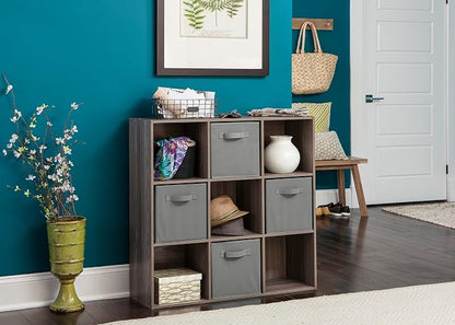 ClosetMaid Cubeicals 9 Cube Storage Shelf Organizer Bookshelf, Square Shape - Image 2