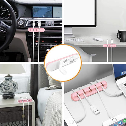 Cord Holder Cable Organizer Clips – Self Adhesive Cord Organizer - Image 7