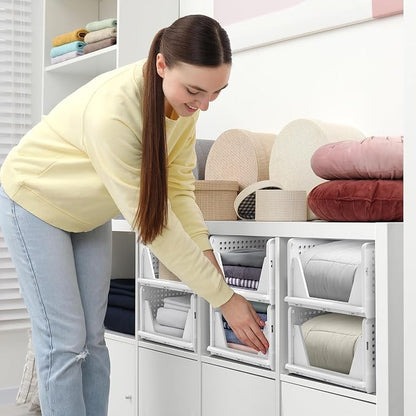 Sorbus 4 Pack Medium Shelf Organizer - Image 7