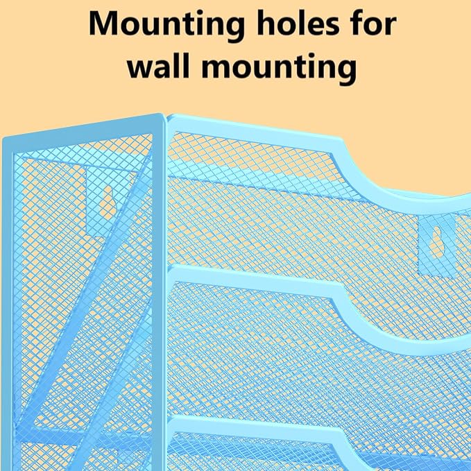 Kuntine.B Wall File Organizer Office Hanging Magazine Holder Wall File Organizer - Image 4
