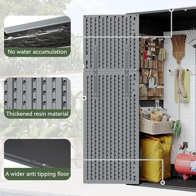 Aoxun Outdoor Storage Shed - Image 6