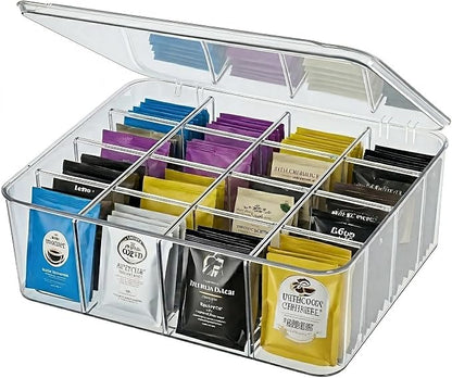 Tea Bags Organizer: Extra Large Tea Bag Holder by YourSpaceYourWay-Rasydyn