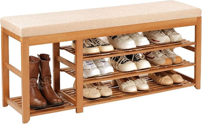 PETKABOO 47.2 in Shoe Rack Bench by PETKABOO