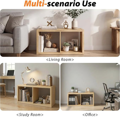 WannabeMyself【2026 Wooden Thick Frame】 2 Cube Storage Organizer - Image 6