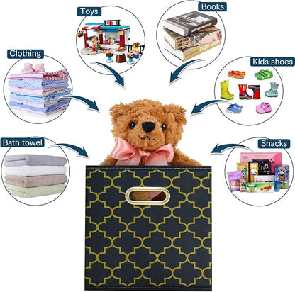 Fabric storage bins Cubes, Fabric Cube Organizer - Image 3