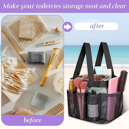 Hillban 4 Pcs Mesh Shower Caddy Portable Shower Caddy - Image 6