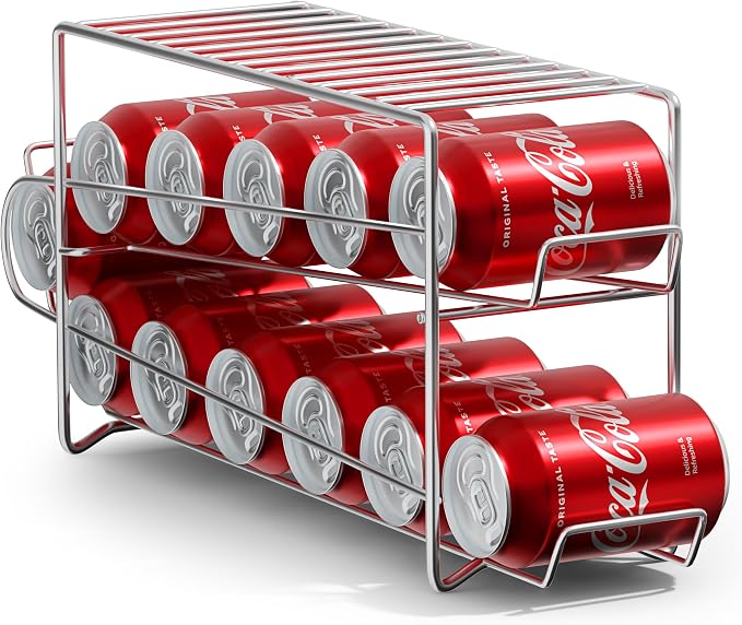 Sorbus Soda Can Rack Beverage Dispenser – Holds 12 Standard 12oz Cans – Soda by Sorbus