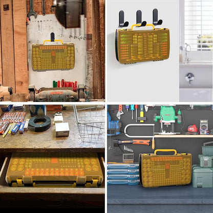 ALCYON Large Capacity 269 Battery Organizer Storage Case - Image 7