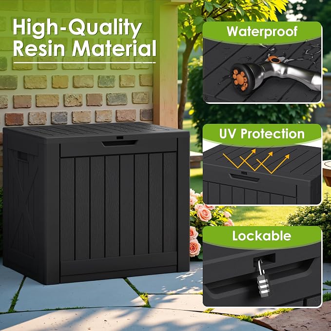 Greesum 40 Gallon Outdoor Deck Box - Image 2