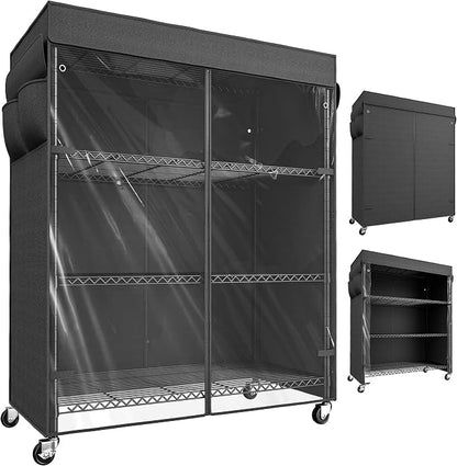 REIBII 4-Tier Storage Shelves Wire Shelving Unit by REIBII