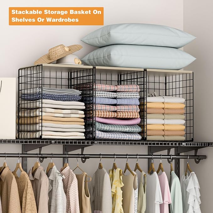 3-Pack Taller Closet Organizers and Storage - Image 2