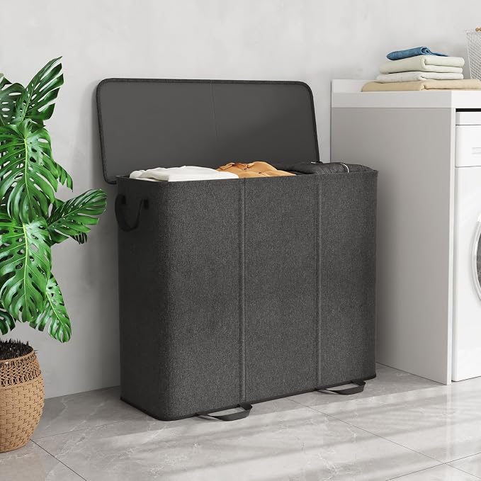 Lifewit Triple Laundry Hamper - Image 2