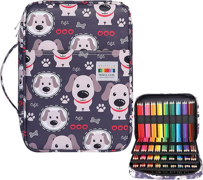 JAKAGO 220 Slots Colored Pencil Case Large Capacity Pen Holder by JAKAGO