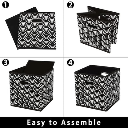 Fabric storage bins Cubes, Fabric Cube Organizer - Image 6