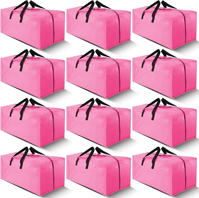 Cosy Family 12 Pack Heavy Duty Extra Large Moving Bags by Cosy+Family