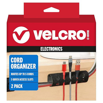 Velcro Brand Cord Organizer for Desk & Nightstand, Stocking Stuffers for Adults - Image 7