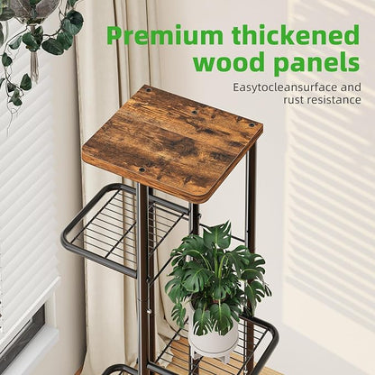 Simple Trending Plant Stand Indoor Outdoor, 6 Tier Plant Shelf, Tall Corner - Image 3