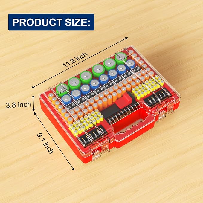 Battery Organizer Storage Holder Box Case - Image 4