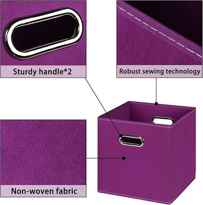 Fabric storage bins Cubes, Fabric Cube Organizer - Image 7
