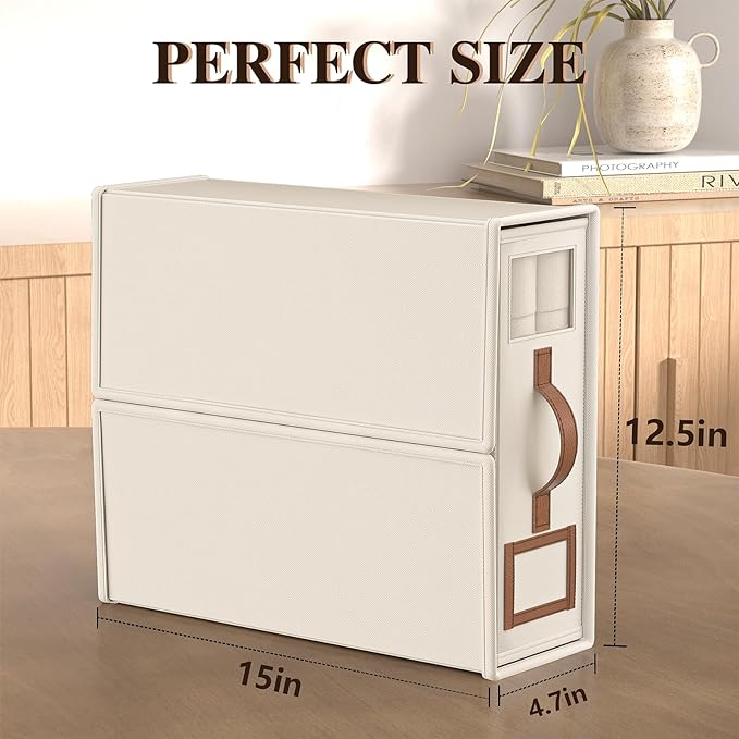 4 Pack Foldable Bed Sheets Set Organizers and Storage, Linen Fabric Closet - Image 7