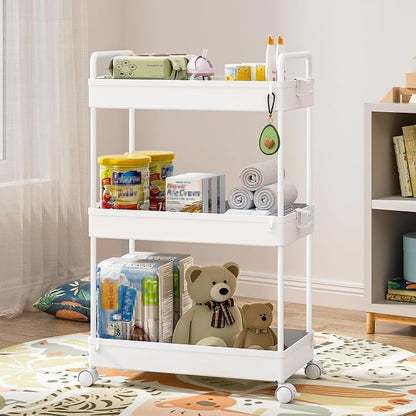 Ronlap 3 Tier Slim Rolling Storage Cart - Image 5