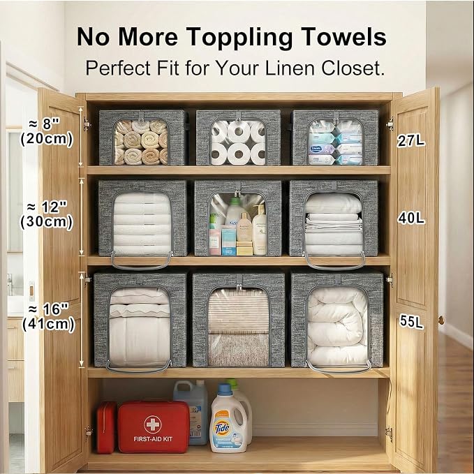 GoMaihe Baby Clothes Storage Bins - Image 5