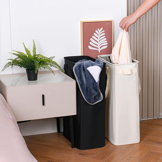 efluky Slim Laundry Basket, Narrow Laundry Hamper - Image 6