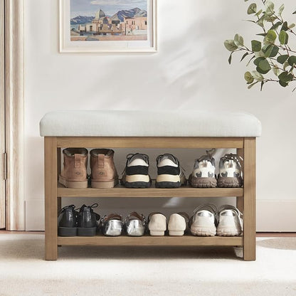 Zihanhome 2 Tier Shoe Rack Bench by Zihanhome