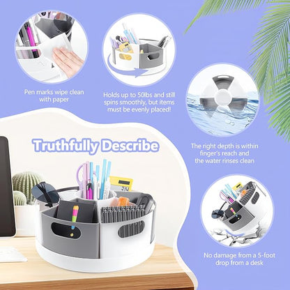 Rotating Art Supply Organizer Storage Caddy - Image 5