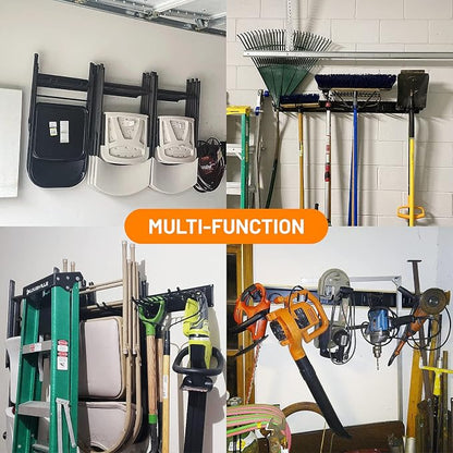 Wallmaster Garage Storage Organization Wall Mount, Garden Tool Rack Organizer - Image 7