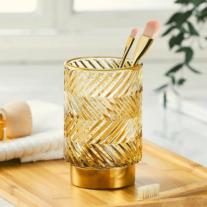 Makeup Brush Holder Organizer, Toothbrush Holders, Desk Pen Pencil Holder - Image 8
