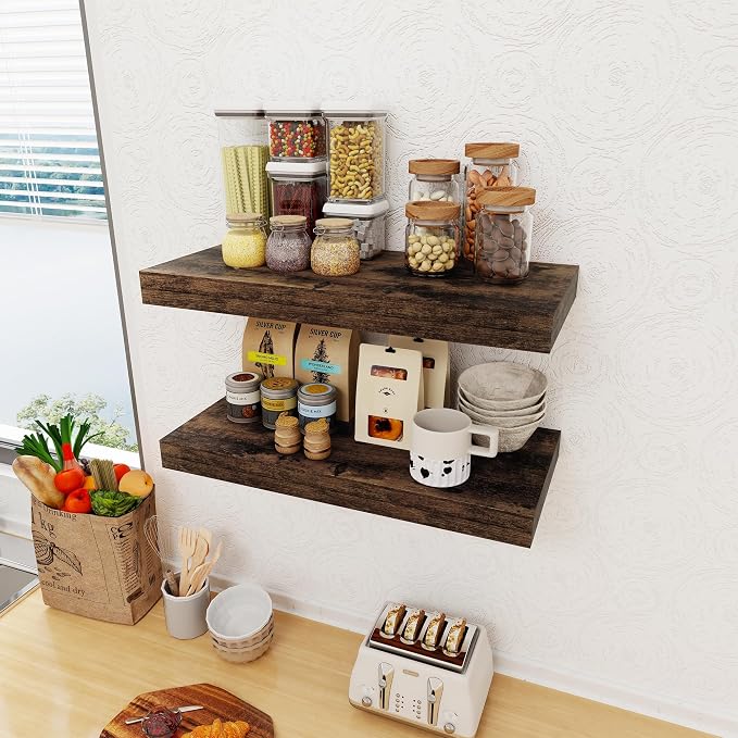 12 Inch Deep Floating Shelves, 24 x 12 Floating Shelf - Image 2