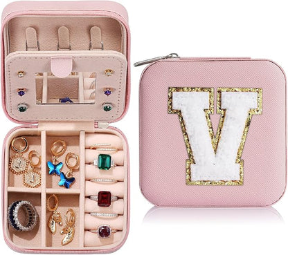 Parima Pink 'W' Initial Jewelry Box by PARIMA