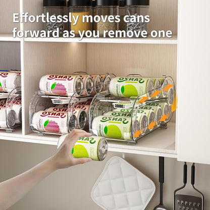 Drink Organizer for Fridge, Soda Can Organizer Dispenser for Refrigerator - Image 4