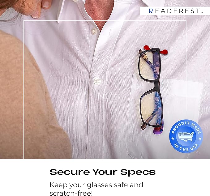 Readerest Magnetic Glasses Holder, Eyewear Accessory Clip - Image 2