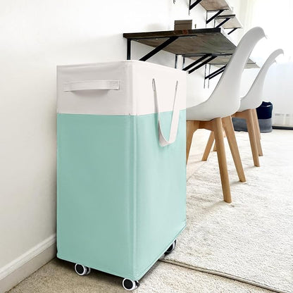 Goodpick Laundry Basket with Wheels, 75L Laundry Hamper with Wheels, Large - Image 8