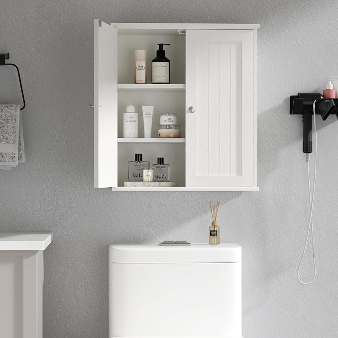 Shintenchi Bathroom Wall Medicine Cabinet, Over The Toilet Storage, - Image 7