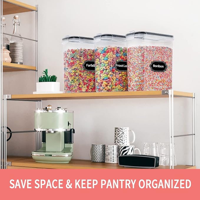 PRAKI Large Dry Food Storage Containers - Image 5