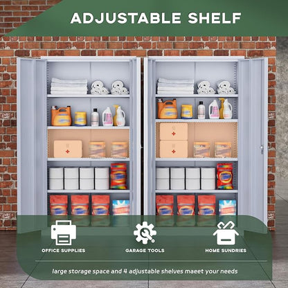 Greenvelly Metal Storage Cabinet - Image 4