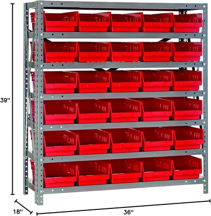 Quantum Storage Systems 1839-104RD Steel Shelving Unit - Image 2