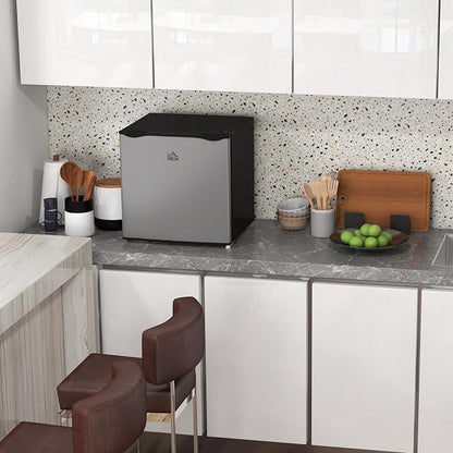 HOMCOM Mini Freezer Countertop, 1.1 Cu.Ft Compact Upright Freezer - Image 2