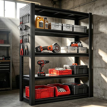 SAWJEC 18" D x 47" W x 78" H Heavy Duty Garage Shelving Unit - Image 4
