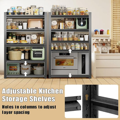 Kitchen Storage Shelves with 2000 LBS Load Capacity, Waterproof and Rustproof - Image 5